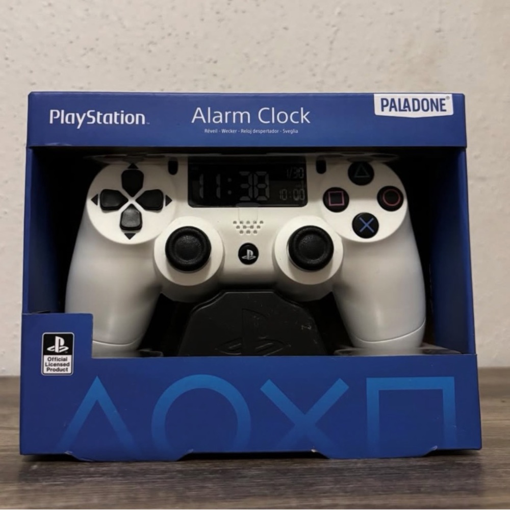 PlayStation White Controller Alarm Clock by Paladone
